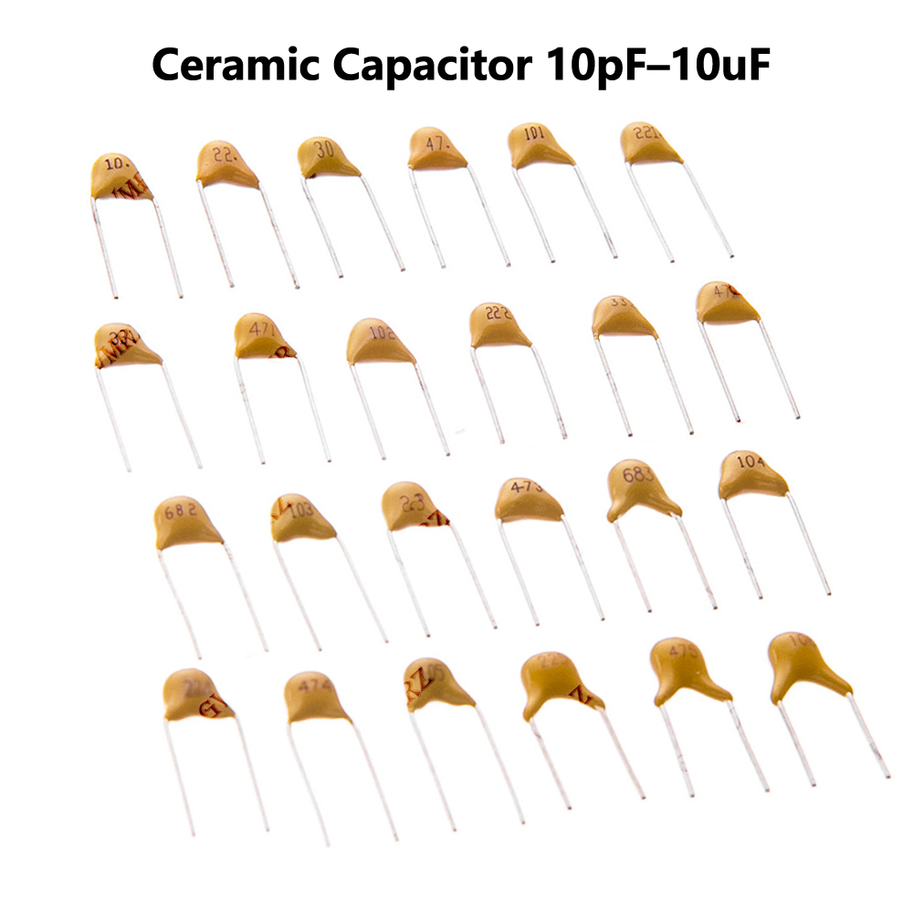 Capacitor Kit Assortment - 30PF 47PF 100PF 50V Monolithische keramische