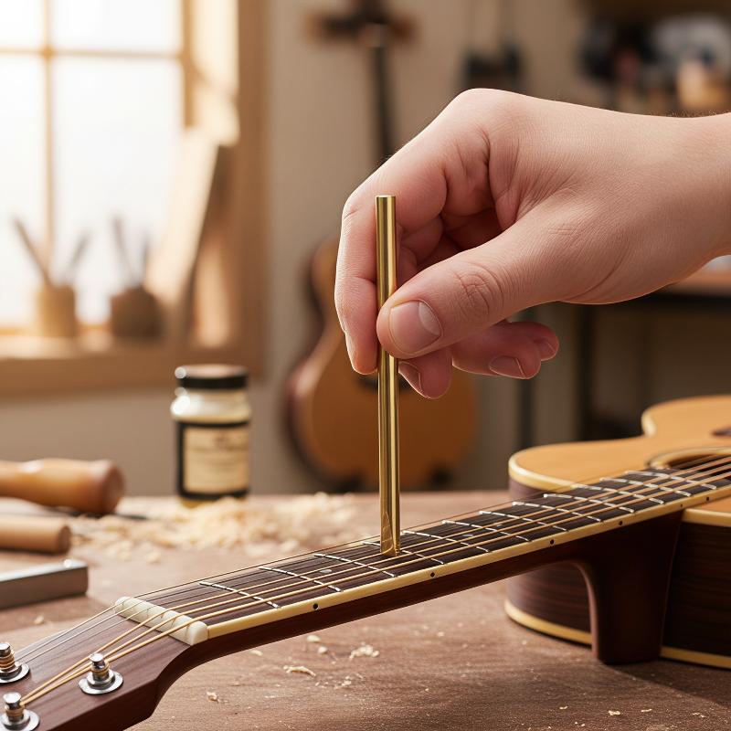 Diy Electric Guitar Electronics - Professionele gitaar fretdraadzetter, roestbestendig reparatiegereedschap voor