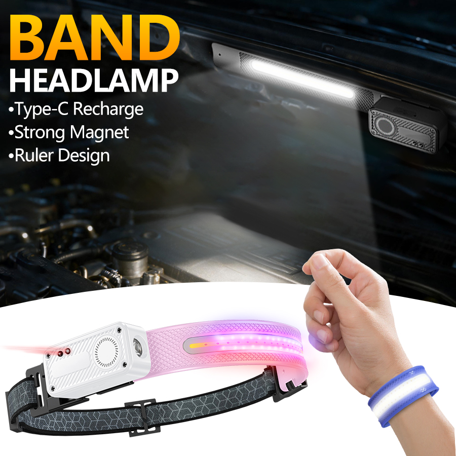 Ldr Light Sensor - Oplaadbare COB LED-koplamp met bewegingssensor, zaklamp