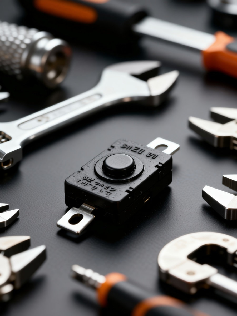 Diy For Electronics - 20 stuks batterijdoos schakelaar zelfvergrendelende drukknop