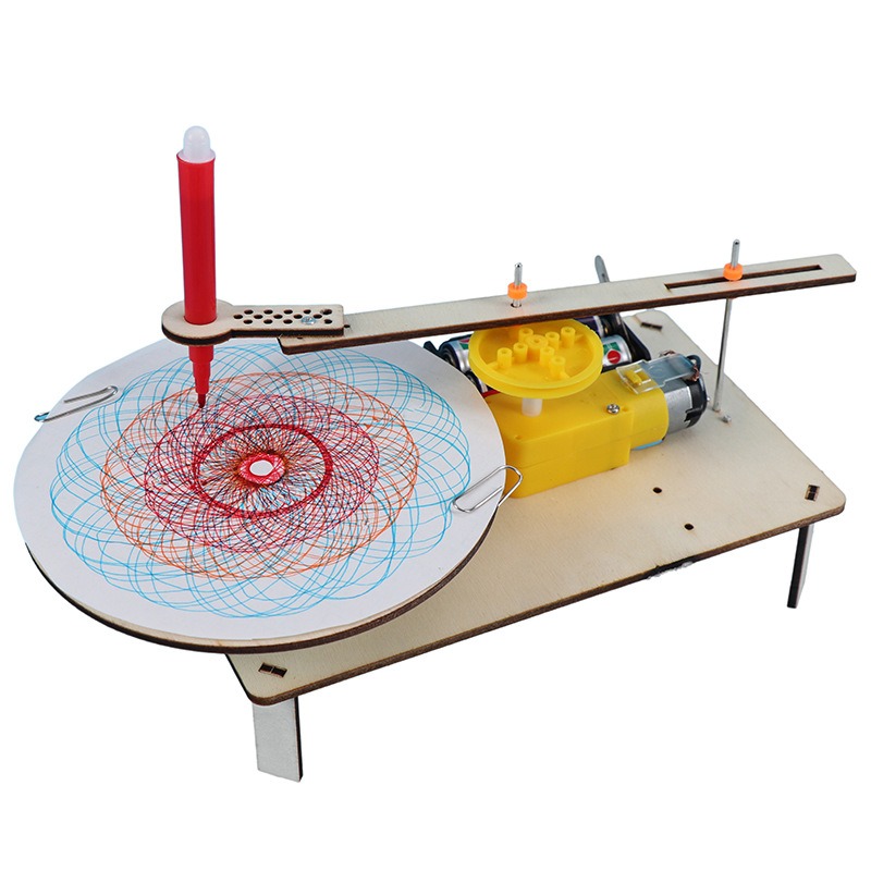 Diy Electronics Gadget - 1-3 Stuks DIY Houten Elektrische Plotter