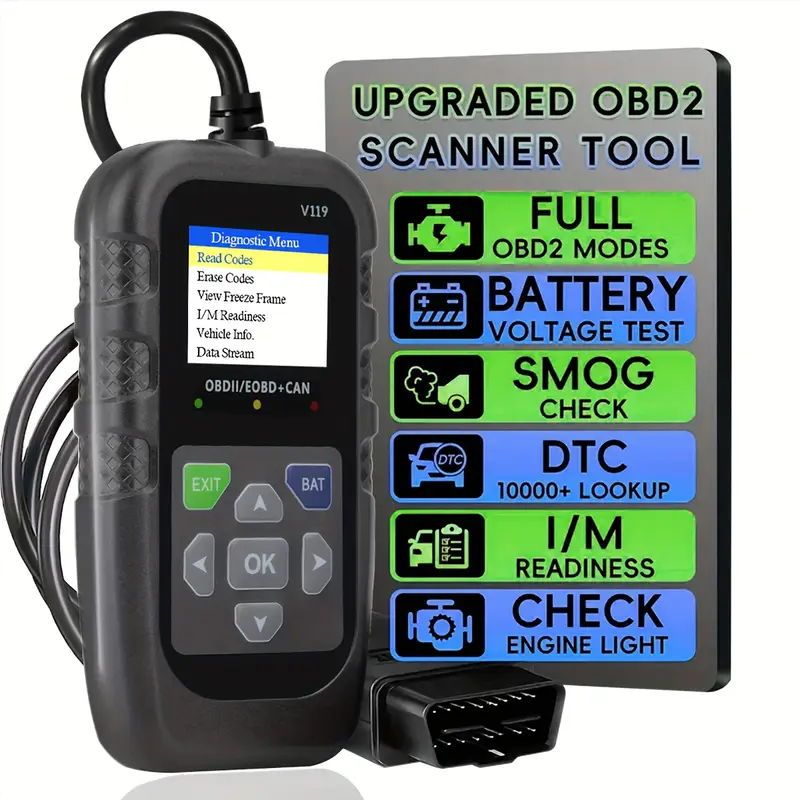 Logic Analyzer Usb - V119 OBD2 Scanner Codelezer USB-aangedreven Auto
