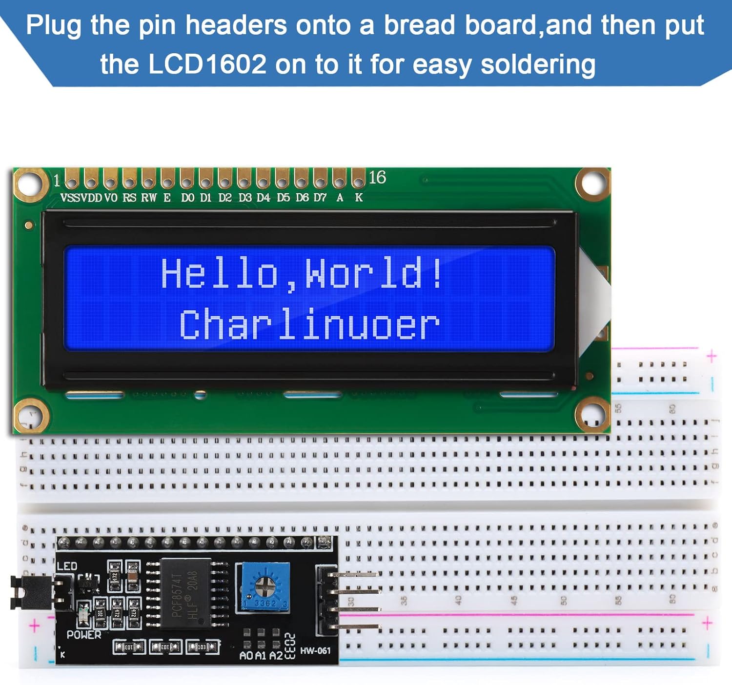 I2C Lcd Display - 1Set 1602 LCD 20*4 Blauw Scherm