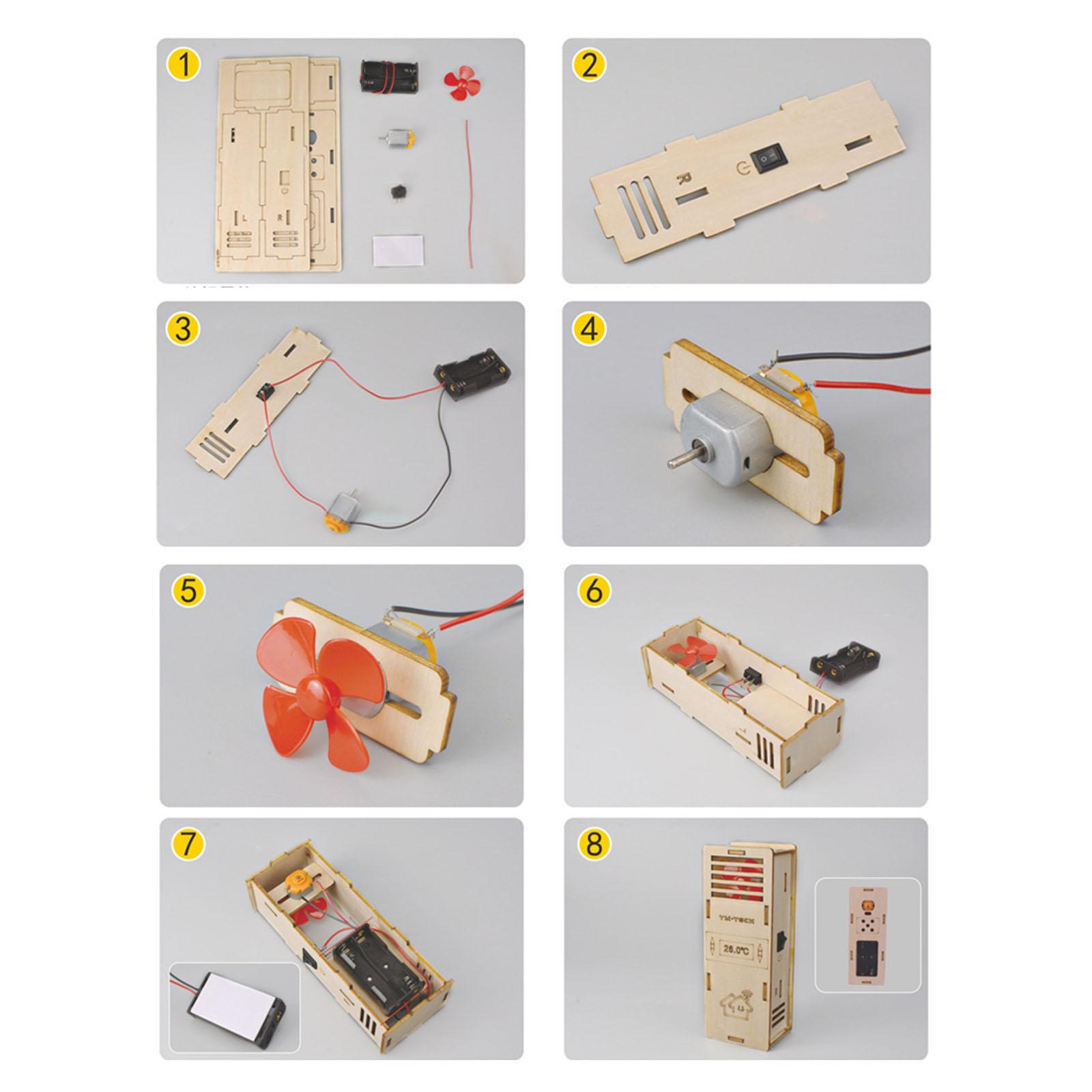 Diy Electronics Projects For Kids - Zelfbouwmodel van een airconditioner, elektrisch bouwproject,