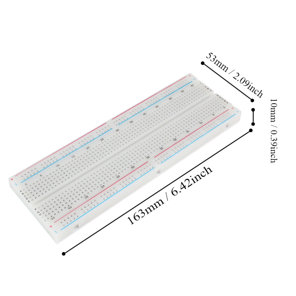 830 Punten MB102 Breadboard Pr - Diy Electronics Breadboard recensie en prijs