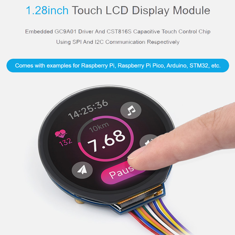1,28 inch Touch LCD-displaymod - I2C Lcd Display recensie en prijs