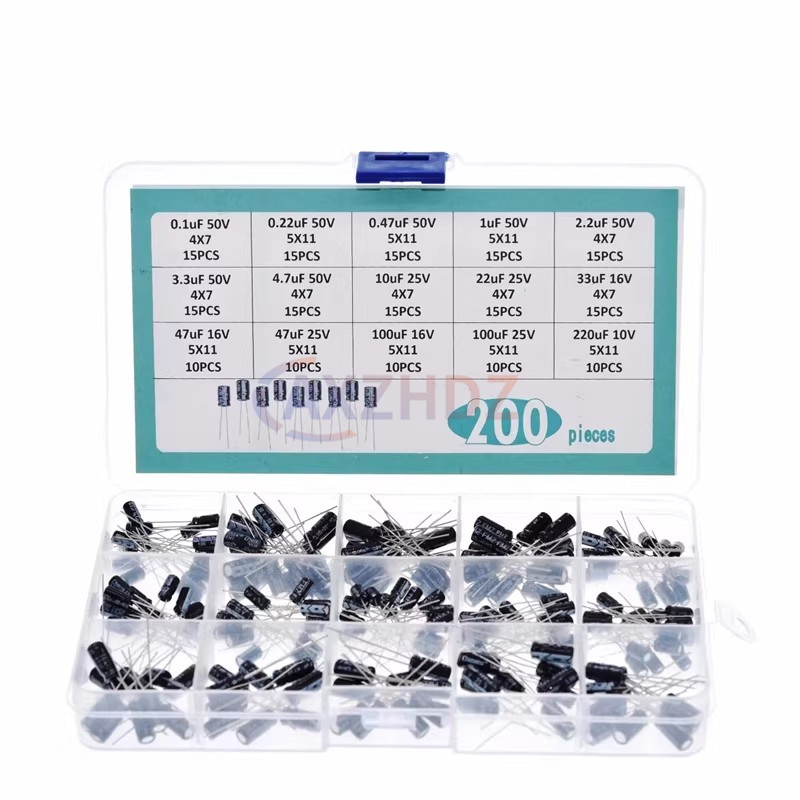 120/200/500 Stuks Aluminium El - Capacitor Kit Assortment recensie en prijs