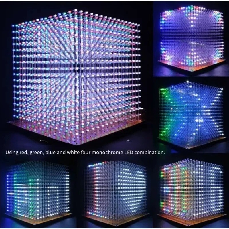 3 D16mini Light Cube Kit 16x16 - Diy For Electronics recensie en prijs