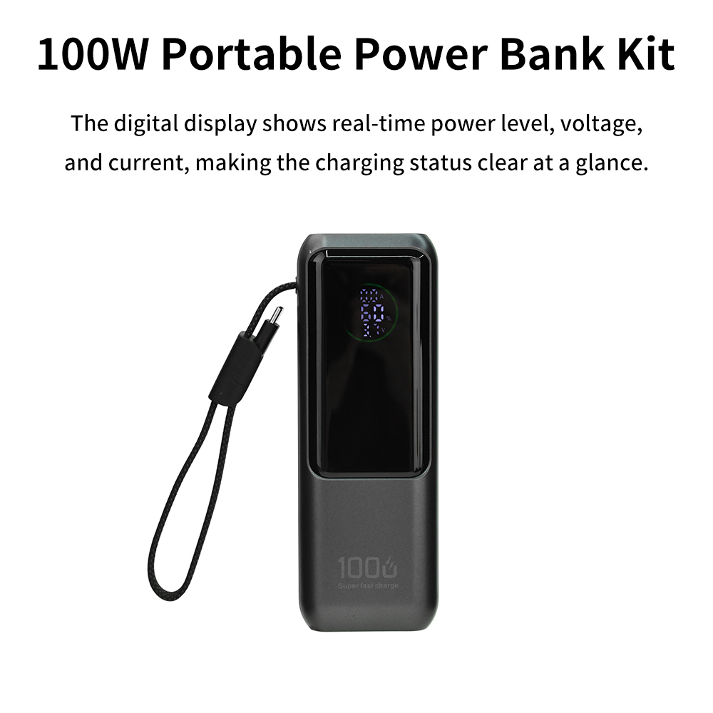 PD 100W Snellaad Powerbank Kit - Diy Electronics Gadget recensie en prijs