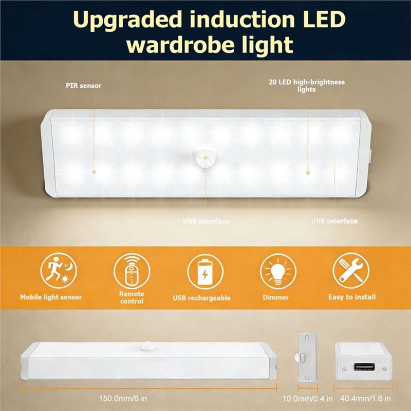 ABDJ-LED Kastlamp met Beweging - Ldr Light Sensor recensie en prijs