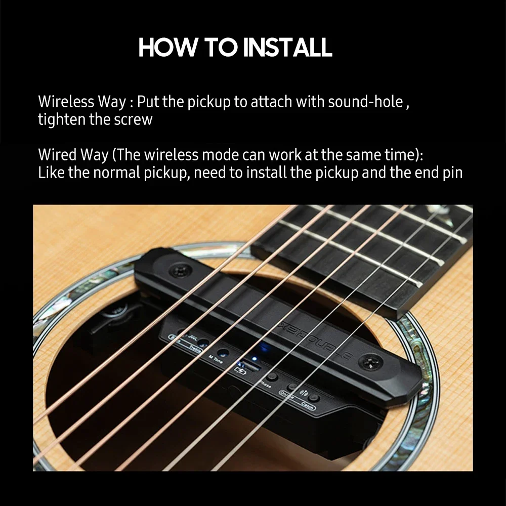 DOUBLE X2 Gitaar Draadloze Pic - Diy Electric Guitar Electronics recensie en prijs