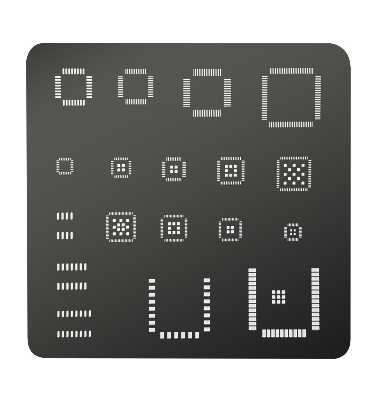 Universele IC-stencil QFP QFN  - Diy Electronics Hobby recensie en prijs