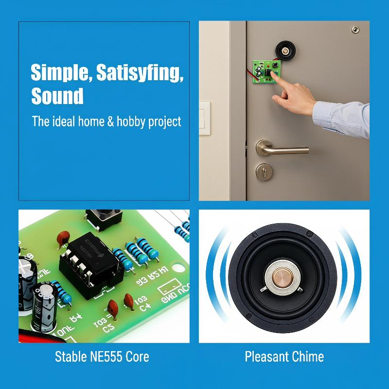 NE555 Deurbel DIY Soldeer Oefe - Useful Diy Electronics recensie en prijs