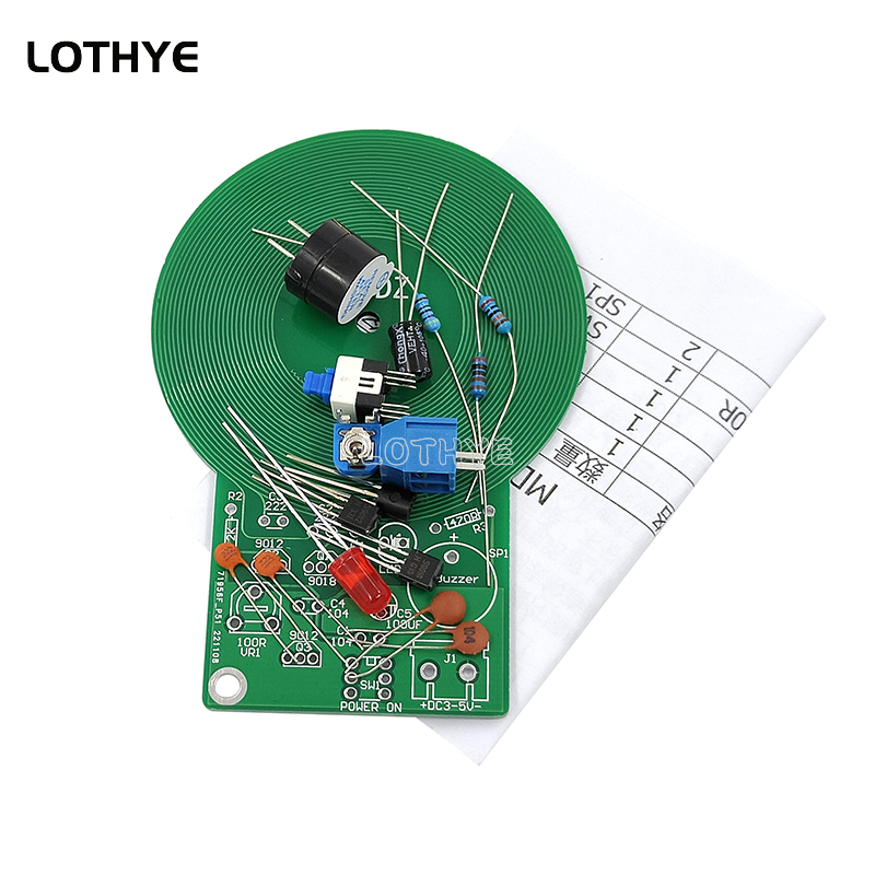 DC 3 V-5 V Metaaldetector Kit  - Diy Electronics Gadget recensie en prijs