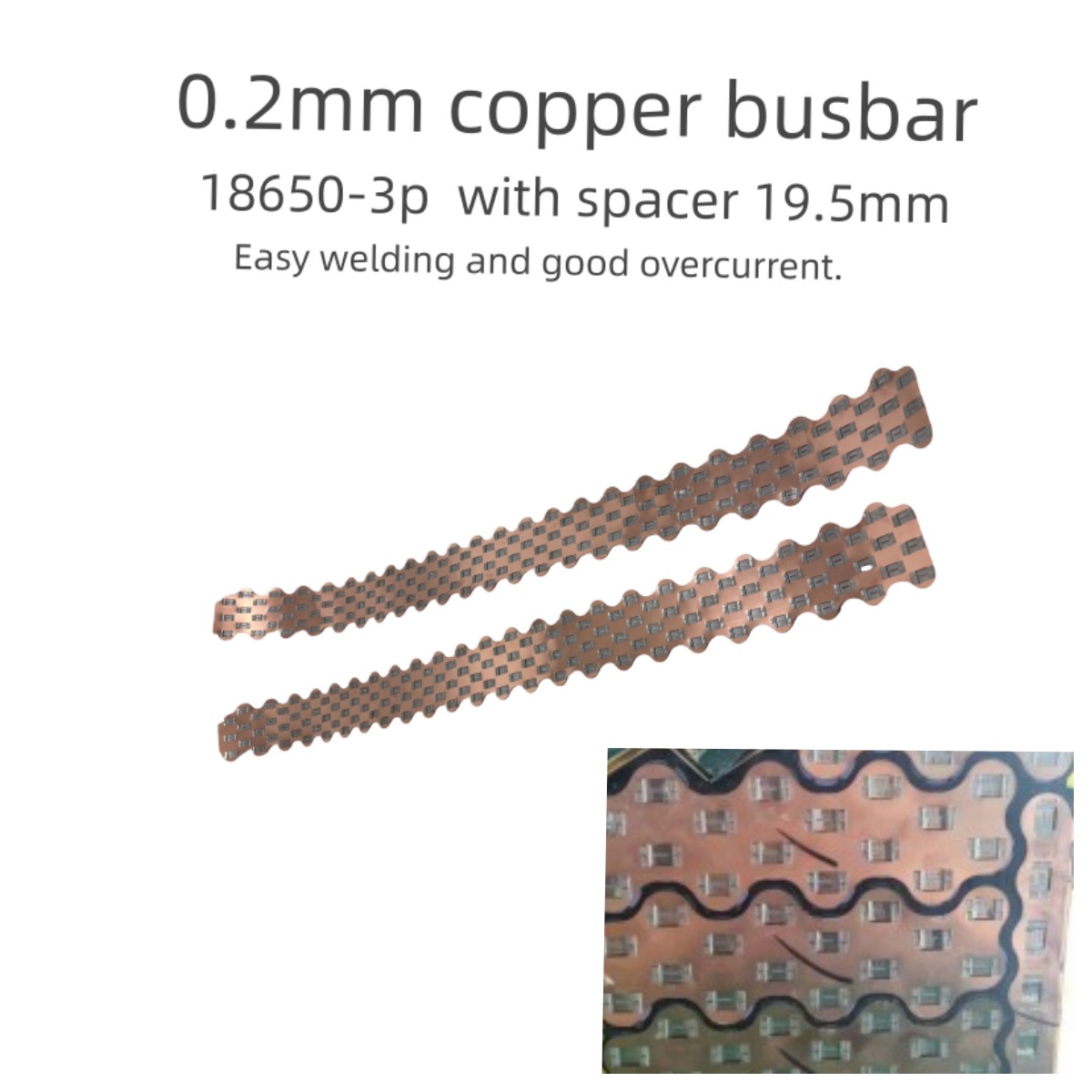 18650-3P W Stijl Koperen Busba - Diy Electronic Components recensie en prijs
