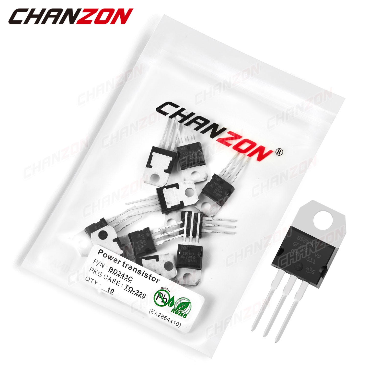 10Pcs BD243C Om-220 BD243 Powe - Diy Electronics For Sale recensie en prijs
