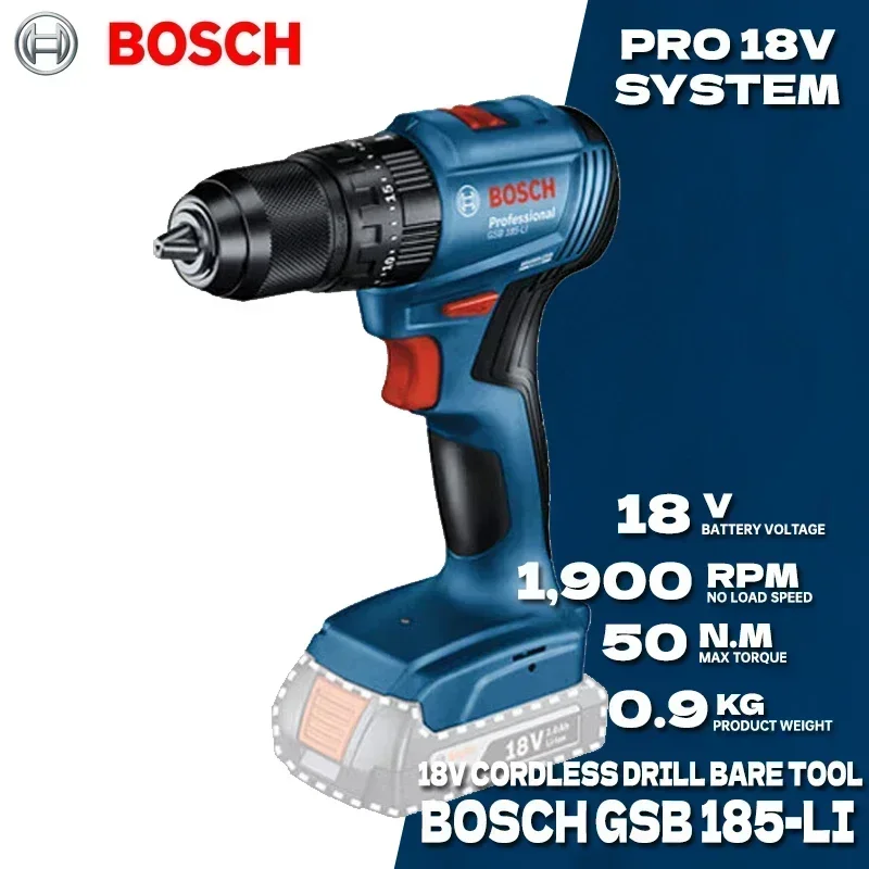Bosch GSB 185-LI: draadloze sl - Bosch Drill Gsb 18V recensie en prijs