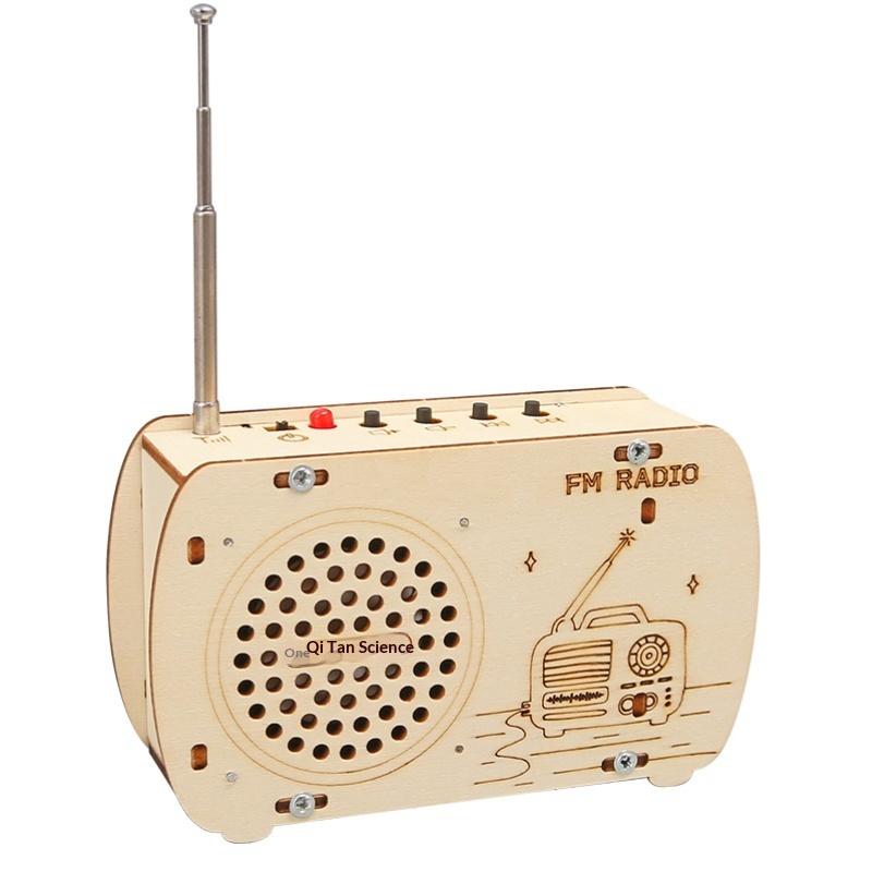 DIY houten FM-radiokit Vintage - Diy Electronics Projects For Kids recensie en prijs