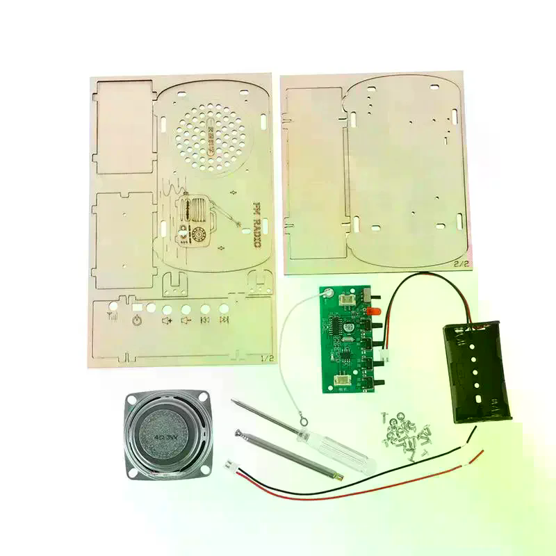 /Cna/DIY Houten FM-radiokit Vi - Diy Electronics Projects For Kids recensie en prijs